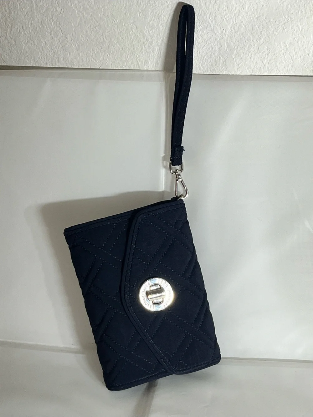 Vera Bradley quilted wristlet